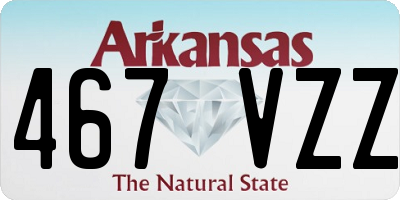 AR license plate 467VZZ