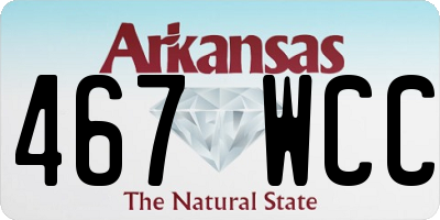 AR license plate 467WCC