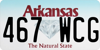 AR license plate 467WCG
