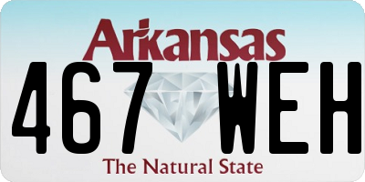 AR license plate 467WEH