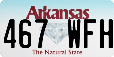 AR license plate 467WFH