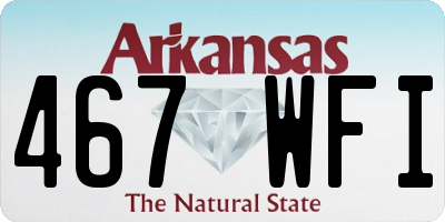 AR license plate 467WFI