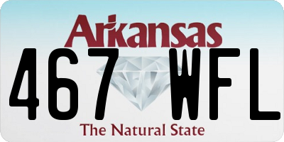 AR license plate 467WFL