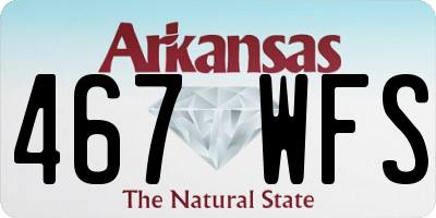 AR license plate 467WFS