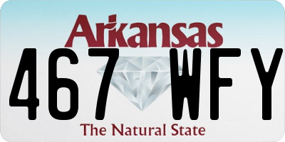 AR license plate 467WFY