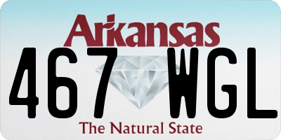 AR license plate 467WGL