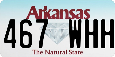 AR license plate 467WHH