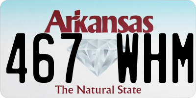 AR license plate 467WHM