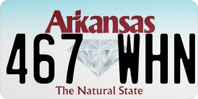 AR license plate 467WHN