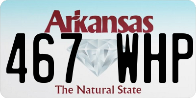 AR license plate 467WHP