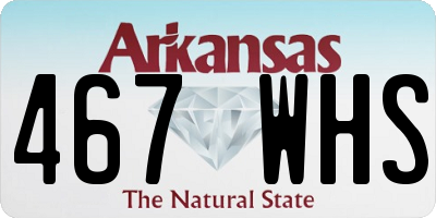 AR license plate 467WHS