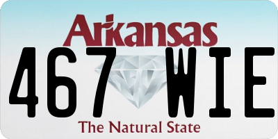 AR license plate 467WIE