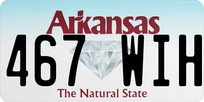 AR license plate 467WIH