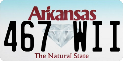 AR license plate 467WII