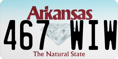 AR license plate 467WIW