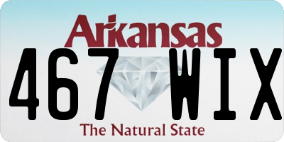 AR license plate 467WIX