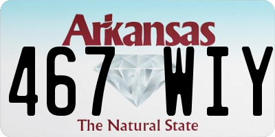 AR license plate 467WIY