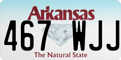 AR license plate 467WJJ