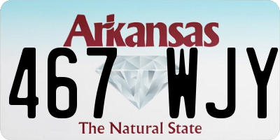 AR license plate 467WJY
