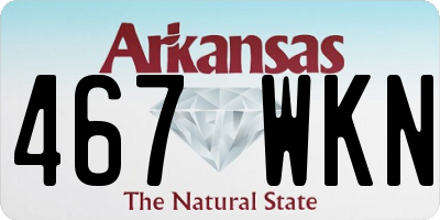 AR license plate 467WKN