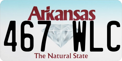 AR license plate 467WLC
