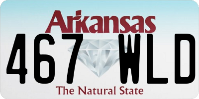 AR license plate 467WLD