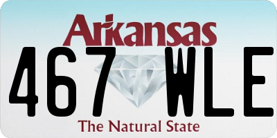AR license plate 467WLE