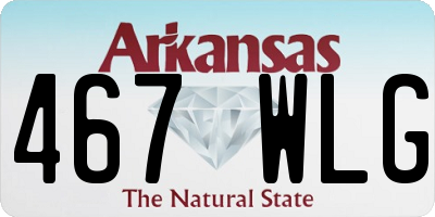 AR license plate 467WLG