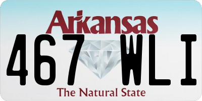 AR license plate 467WLI