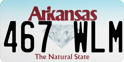 AR license plate 467WLM