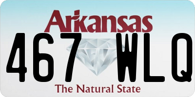 AR license plate 467WLQ