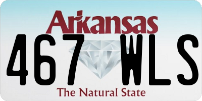 AR license plate 467WLS