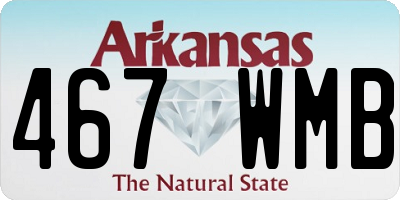 AR license plate 467WMB