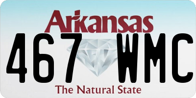 AR license plate 467WMC