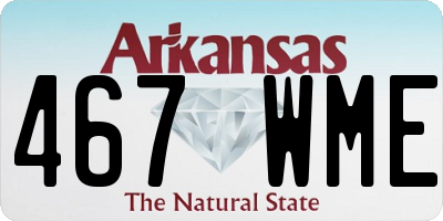 AR license plate 467WME
