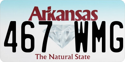 AR license plate 467WMG