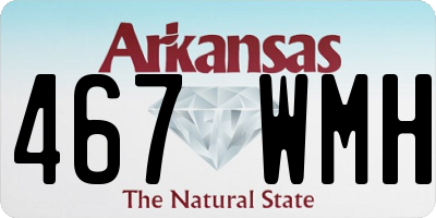 AR license plate 467WMH