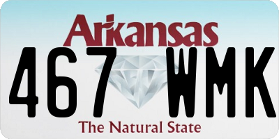 AR license plate 467WMK