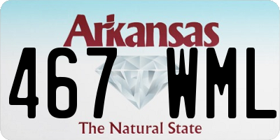 AR license plate 467WML