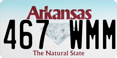 AR license plate 467WMM
