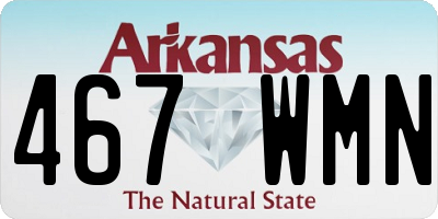 AR license plate 467WMN
