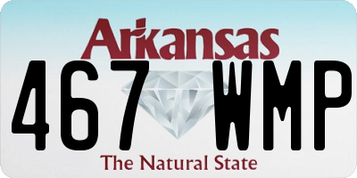 AR license plate 467WMP