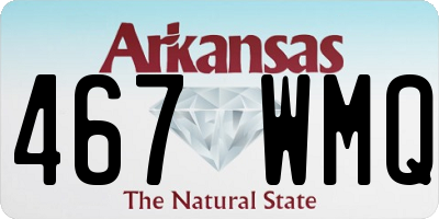 AR license plate 467WMQ