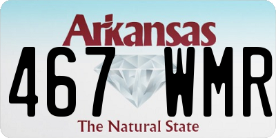 AR license plate 467WMR