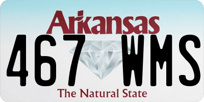 AR license plate 467WMS