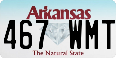 AR license plate 467WMT