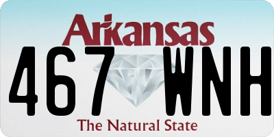 AR license plate 467WNH