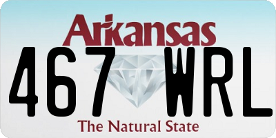 AR license plate 467WRL