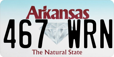 AR license plate 467WRN