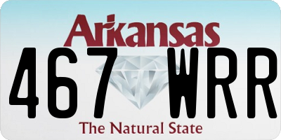 AR license plate 467WRR